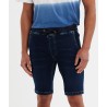 Short en jean homme avec cordon de serrage