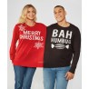 Pull siamois adulte Merry Christmas/Bah Humbug