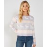 Pull carré Nordic pour femme