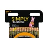 Pile Simply by Duracell AAA, lot de 12